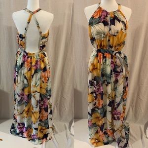 Miss Me Strappy Floral Maxi Dress